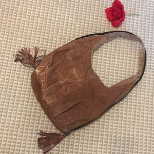 Mona B recycled canvas hobo bag